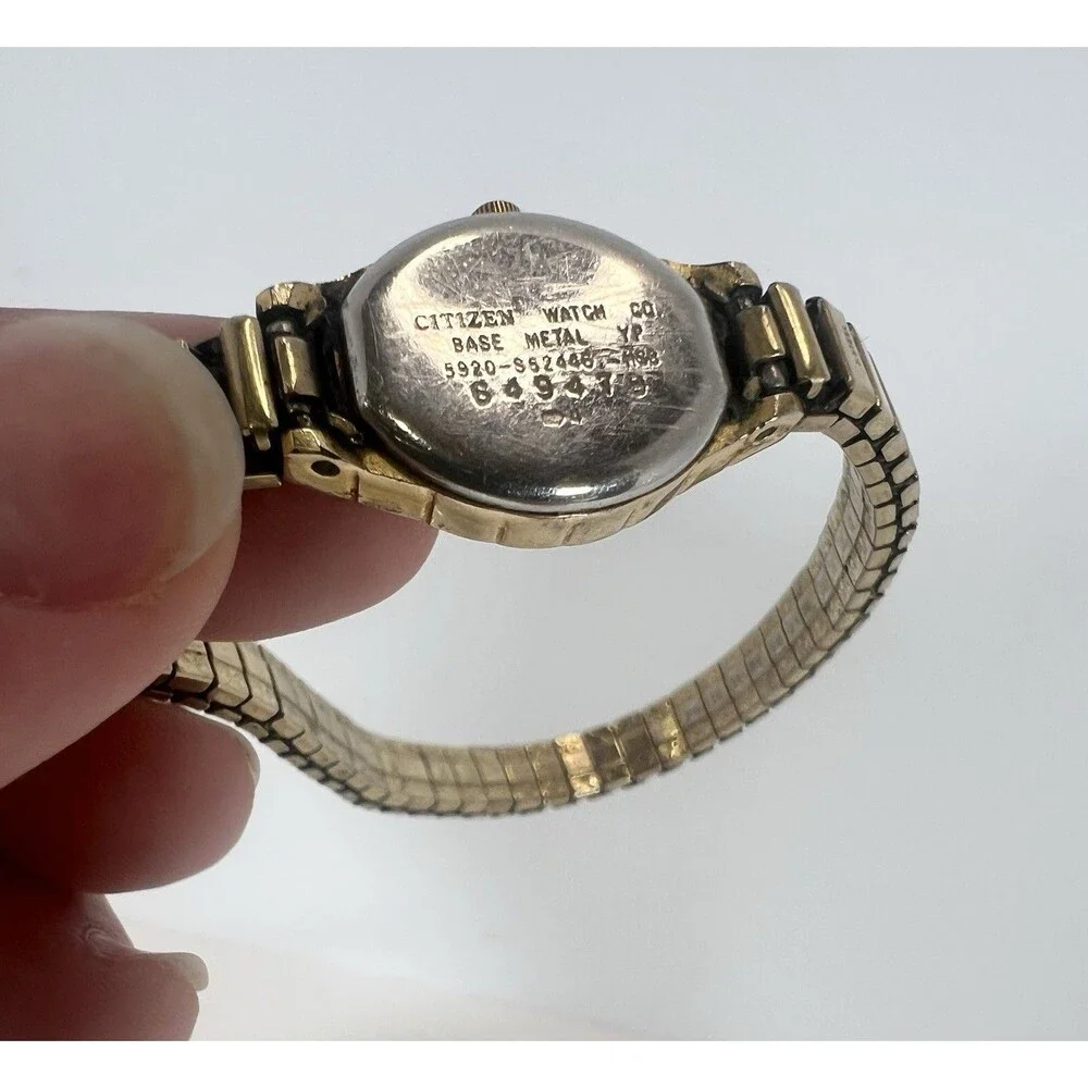 Citizen Quartz Gold‎ Tone Watch. Untested - Classic Old Money Style